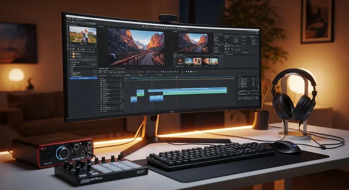 setup monteur freelance ultrawide